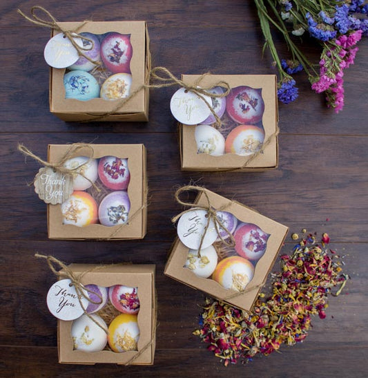 Floral Bath Bomb Gift Set image 0