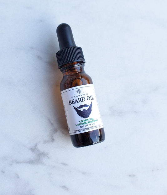Beard Oil Cedarwood, Lavender & Rosemary image 1